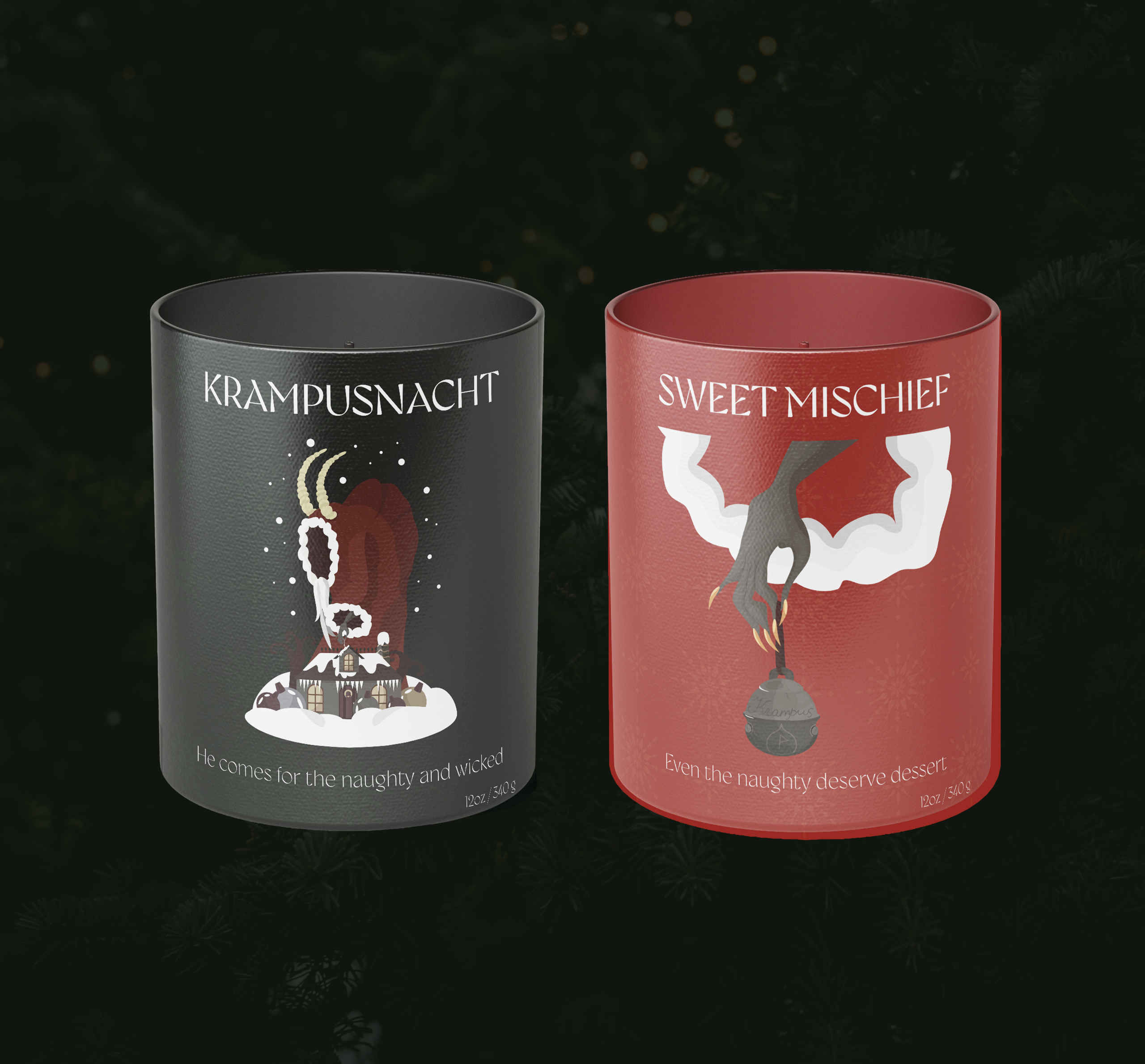 The Little Lark: Dark Christmas Candles
